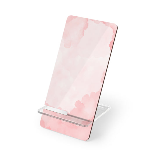 Pink Marble Abstract Mobile Display Stand for Smartphones