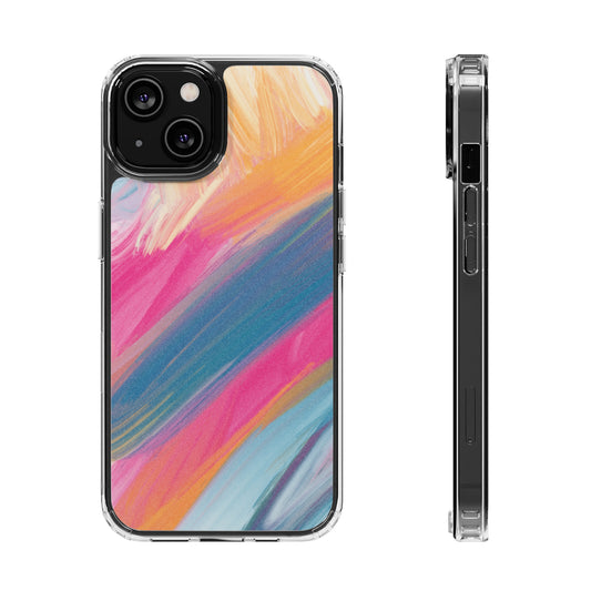 Wild Color Abstract Clear Cases